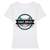 t-shirt chat-pristi femme
