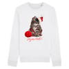 pull chat de noël