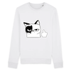 pull chat doigt d'honneur couleur