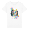 t-shirt space cat enfant
