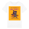 T-Shirt Chat Joyeux Halloween Enfant coloris blanc