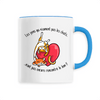 mug les gens qui n'aiment pas les chats poignée bleue