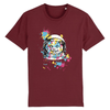 tee-shirt cat space couleur bordeaux