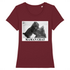 t-shirt chat maman couleur bordeaux
