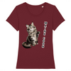 t-shirt maine coon couleur bordeaux