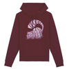 sweat chat du cheshire alice couleur bordeaux