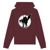 sweat chat anarchiste couleur bordeaux