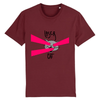 tee-shirt chat laser couleur bordeaux