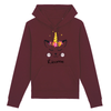 sweat chat licorne couleur bordeaux