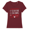 t-shirt en couple avec mon chat couleur bordeaux