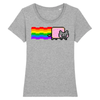 t-shirt nyan cat couleur gris