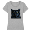 t-shirt chat noir couleur gris