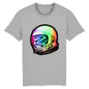 tee-shirt chat espace couleur gris
