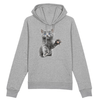 sweat chat chaton couleur gris