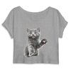 crop-top chat chat couleur gris
