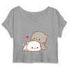 crop-top chat kawaii couleur gris