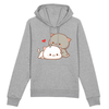 sweat chat kawaii couleur gris