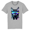 tee-shirt chat lifestyle couleur gris