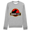 pull chat jurassic park couleur gris