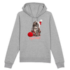 sweat chat noël couleur gris