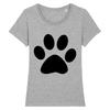 t-shirt patte de chat couleur gris