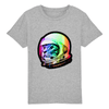t-shirt chat espace enfant couleur gris