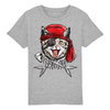 t-shirt chat pirate enfant couleur gris