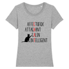 t-shirt chat qualités couleur gris