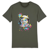 tee-shirt cat space couleur kaki