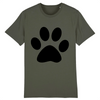tee-shirt patte de chat couleur kaki