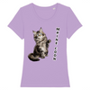t-shirt maine coon couleur lavande
