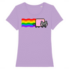t-shirt nyan cat couleur lavande
