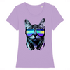 T-Shirt Chat Lifestyle couleur lavande