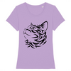 t-shirt motif chat couleur lavande