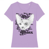 t-shirt chat sphynx couleur lavande