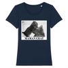t-shirt chat maman couleur marine
