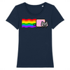 t-shirt nyan cat couleur marine