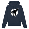 sweat chat anarchiste couleur marine