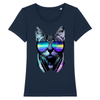T-Shirt Chat Lifestyle couleur marine