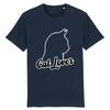 tee-shirt cat lover silhouette couleur marine