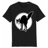 tee-shirt chat anarchiste couleur noir