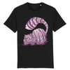 tee-shirt chat cheshire couleur noir
