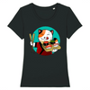 t-shirt chat sushi couleur noir