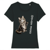 t-shirt maine coon couleur noir