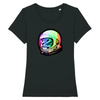 t-shirt chat espace couleur noir