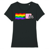 t-shirt nyan cat couleur noir