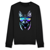 pull chat lifestyle couleur noir