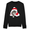 pull noël chat femme couleur noir