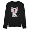 pull petit chat couleur noir