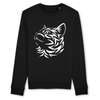 pull avec motif chat couleur noir